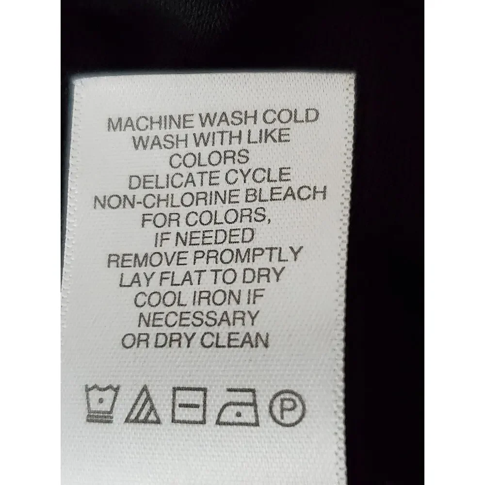 LIZ CLAIBORNE Women's Black Long Sleeve Blouse Sz L - Picture 10 of 10